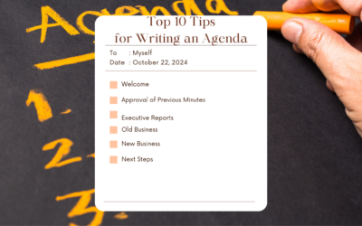 Top 10 Tips for Writing an Agenda 